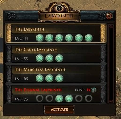 Path of Exile PoE Synthesis Ascendancy Trial Locations List How To Find Unlocked Finished Lab Labyrinth Trials