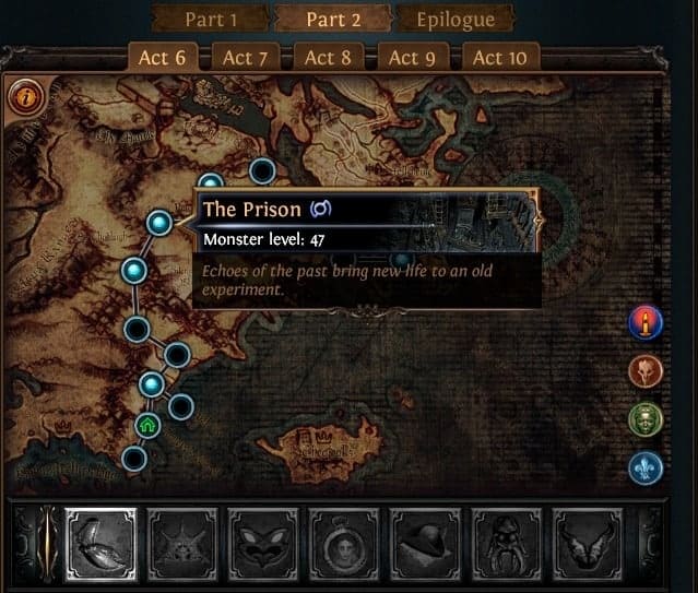 Path of Exile PoE Synthesis Ascendancy Trial Locations List Cruel Lab Prison