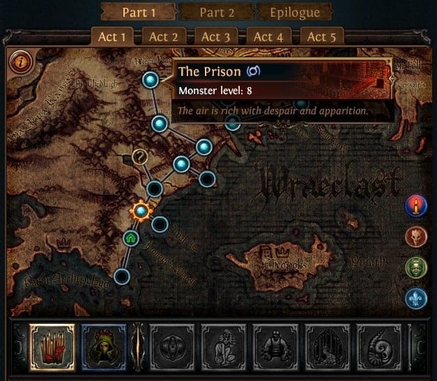 Path of Exile PoE Synthesis Ascendancy Trial Locations List Normal Lab Prison